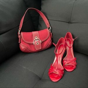 Georgous Red Lauren Ralph Lauren Heels Size 9.5